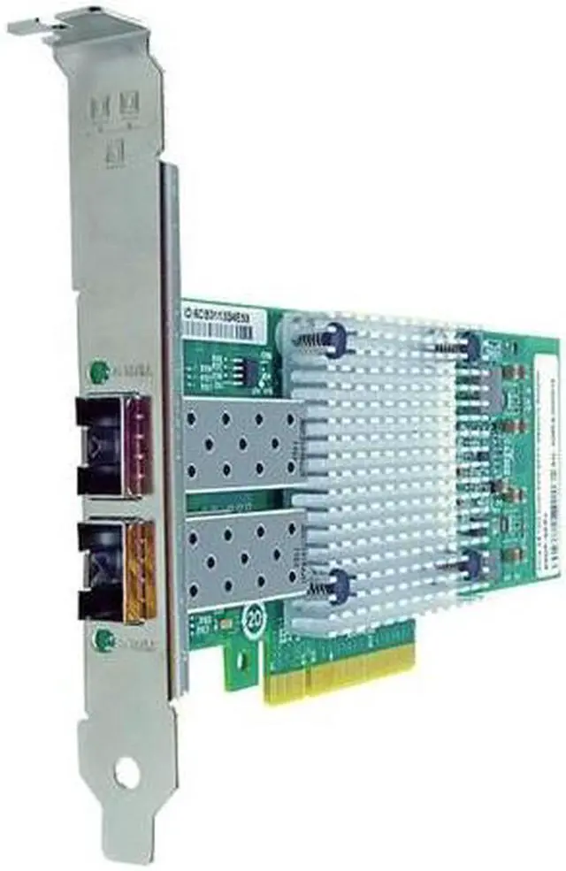 Alt view image 7 of 7 - Axiom Pcie X8 10Gbs Dual Port Fiber Network Adapter For Hp