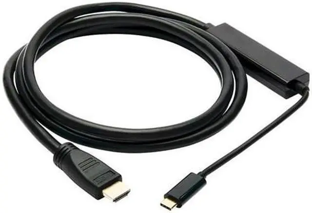 Alt view image 10 of 12 - Tripp Lite USB C to HDMI Adapter Cable USB 3.1 Gen 1 4K M/M USB-C Black 6ft