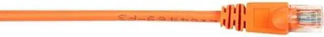 Main image of Black Box CAT5EPC-020-OR Black Box CAT5e Value Line Patch Cable, Stranded, Orange, 20-ft. (6.0-m) - Category 5e for Network Device - Patch Cable - 20 ft - 1 Pack - 1 x RJ-45 Male Network - 1 x RJ-45