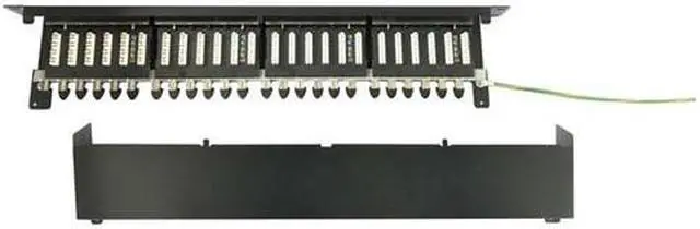 Alt view image 7 of 13 - Tripp Lite 24-Port Cat6a Shielded Patch Panel - 10 Gbps, STP, 110 Punch Down, RJ45, 1U, TAA