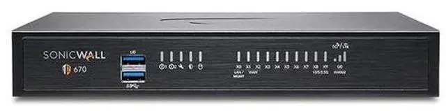 Alt view image 7 of 11 - SonicWall TZ670 Firewall (Gen 7) w/ Total Secure (1-Year Essential Protection Service Suite) | 02-SSC-5640
