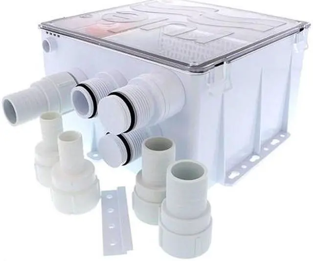 Alt view image 4 of 5 - Rule Shower Drain Box W/1100 Gph Pump - 12V