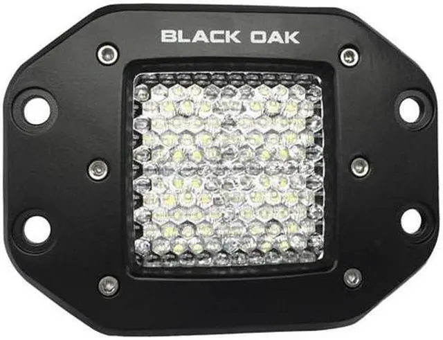 Main image of Black Oak LED Pro Series 2 Inch Flush Mounted Flood Light - Black Pro Series 2 Inch Flush Mounted Flood Light