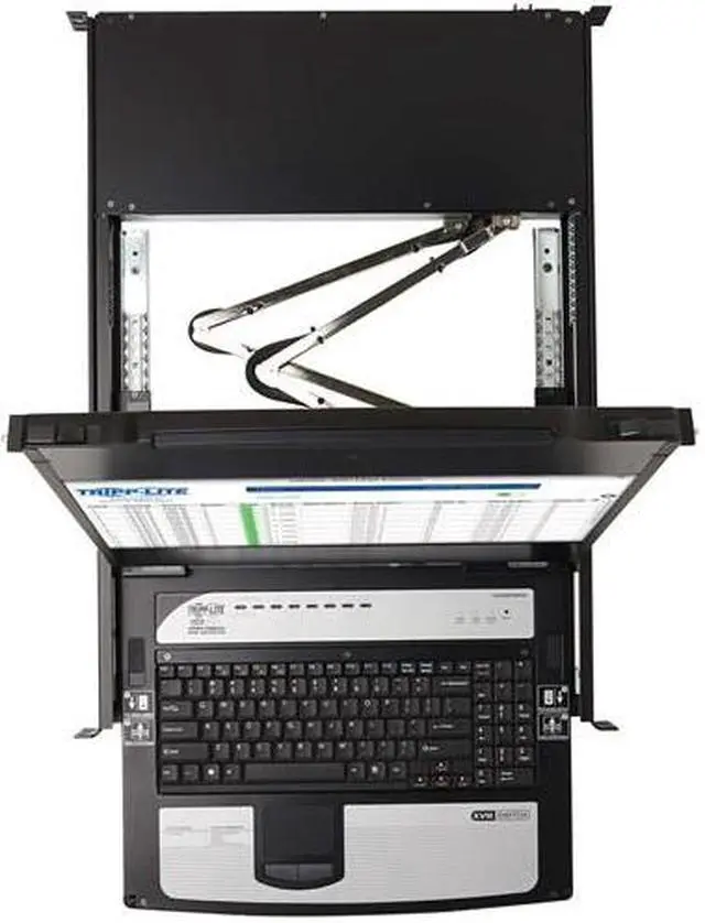 Alt view image 17 of 19 - Tripp Lite B030-DP08-17DIP 8-Port DisplayPort KVM Switch Console B030DP0817DIP