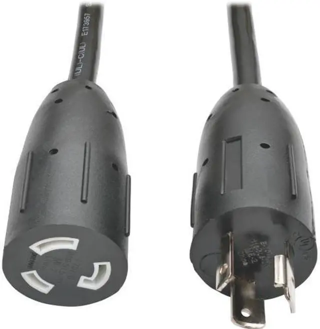 Alt view image 12 of 13 - Tripp Lite Model P046-015-LL 15 ft. Heavy-Duty Power Extension Cord, 20A, 12AWG (NEMA L5-20P to NEMA L5-20R), Locking Connectors, 15 ft.Female to Male