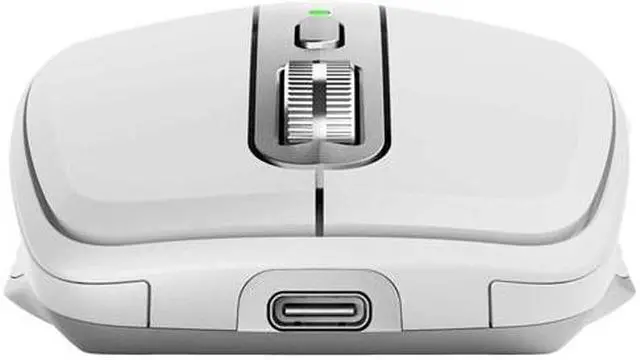 Alt view image 12 of 12 - Logitech MX Anywhere 3S for Business - Wireless Mouse - Darkfield - Wireless - Bluetooth - Rechargeable - Pale Gray - USB Type C - 8000 dpi - Scroll Wheel - 6 Button(s)
