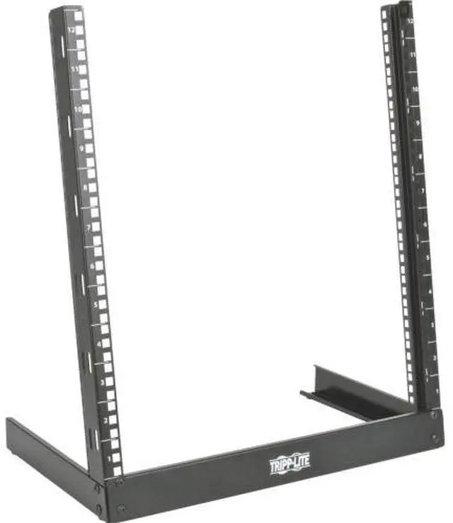 Alt view image 9 of 10 - Tripp Lite SR2POST12 12U SmartRack Desktop 2-Post Open-Frame Rack