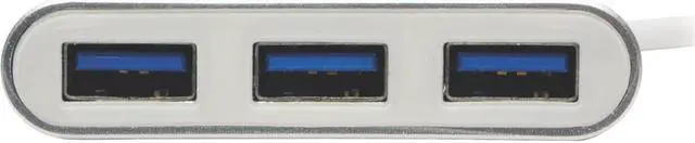 Alt view image 4 of 15 - Tripp Lite 4-Port Portable USB 3.0 SuperSpeed Mini Hub, Aluminum