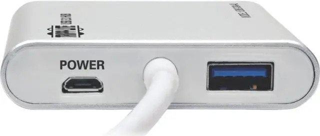 Alt view image 3 of 15 - Tripp Lite 4-Port Portable USB 3.0 SuperSpeed Mini Hub, Aluminum