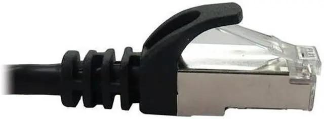 Alt view image 9 of 9 - Tripp Lite Cat6a 10G Snagless Shielded Slim STP Ethernet Cable (RJ45 M/M), PoE, Black, 3 ft. (0.9 m) - 3 ft Category 6a Network Cable for Network Device, Server, Switch, Router, Hub, Printer, Computer