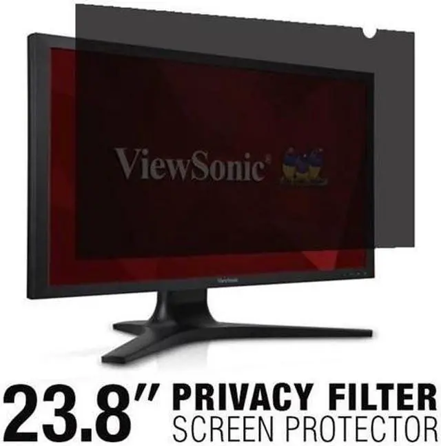 Alt view image 12 of 15 - Viewsonic Privacy Filter Screen Protector Black VSPF2380