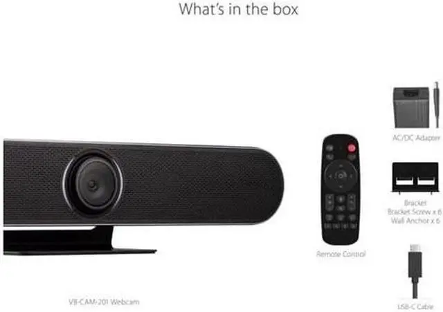 Alt view image 10 of 11 - ViewSonic VB-CAM-201 8.5M Effective Pixels USB 3.0 Video Conferencing Camera - 8.5 Megapixel - USB 3.0