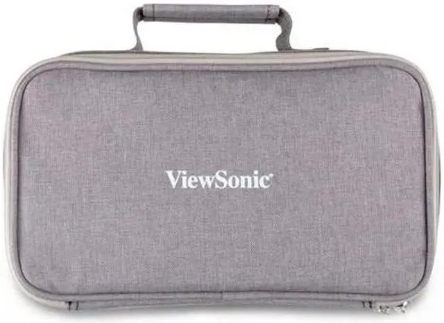 Alt view image 16 of 18 - ViewSonic PJ-CASE-010 Zipped Soft Padded Carrying Case for M1 Projector Gray