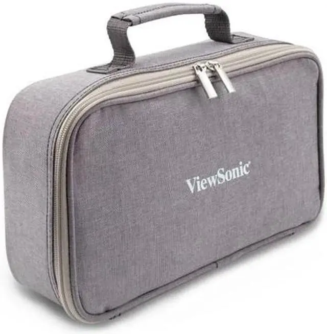 Alt view image 17 of 18 - ViewSonic PJ-CASE-010 Zipped Soft Padded Carrying Case for M1 Projector Gray