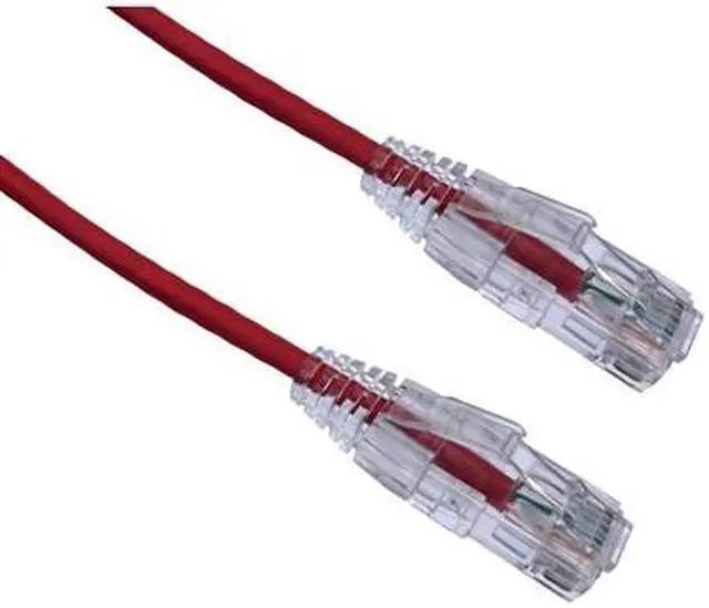 Alt view image 4 of 4 - Axiom C6BFSB-R5-AX 5Ft Cat6 Bendnflex Ultra-Thin Snagless Patch Cable 550Mhz (Red)