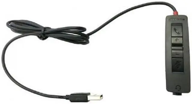 Main image of Plantronics Adapter-Blackwire300-DA Plantronics Blackwire 300 DA Stereo Headset 3.5mm to USB Adapter