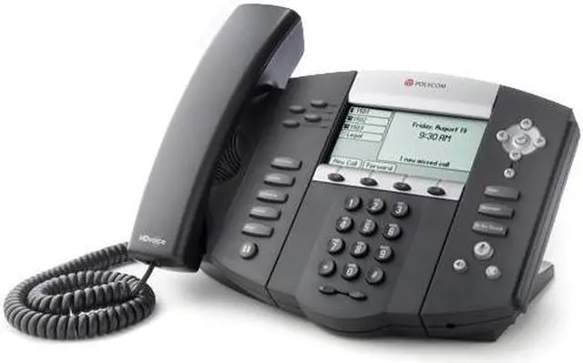 Polycom SoundPoint IP 550 Corded VoIP Phone ( 4 Line PoE ) 2200-12550 ...