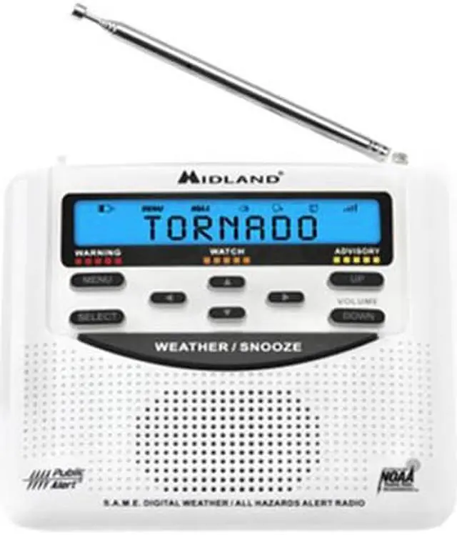Alt view image 2 of 12 - Midland Weather Alert Radio With Alarm Clock