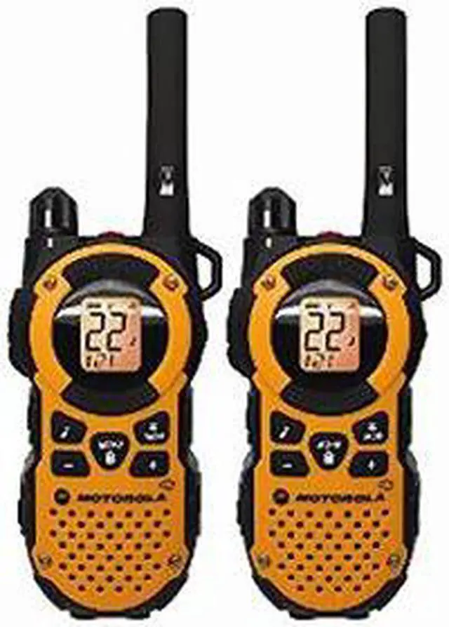 Alt view image 6 of 9 - Motorola MT350R 35-Mile Range 22-Channel FRS/GMRS Two-Way Walkie Talkie Radios
