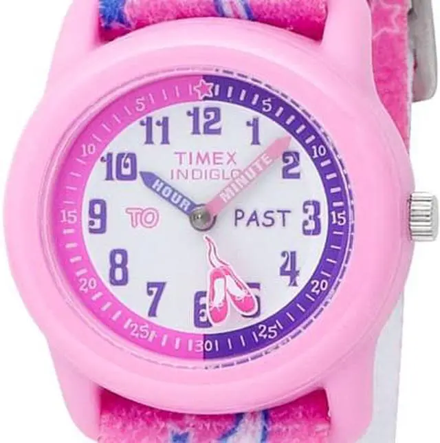 Alt view image 6 of 18 - Timex Analog Youth Watch - Kidz Analog | Pink Case with Ballerina Design