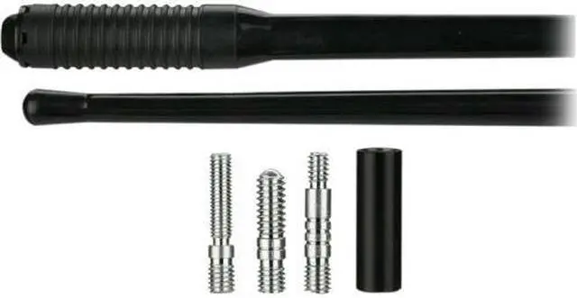 Alt view image 4 of 11 - METRA 44-RM1R UNIVERSAL BLACK CONDUCTIVE RUBBER REPLACEMENT MAST W/ 4 STUDS NEW