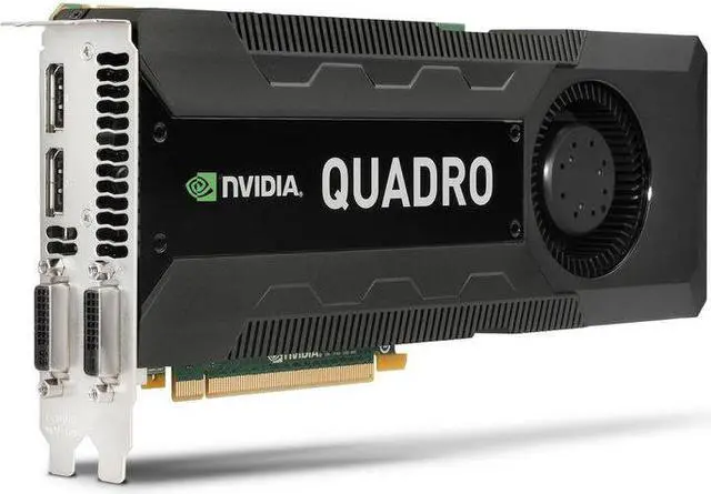 Alt view image 3 of 6 - HP Quadro K6000 C2J96AT 12GB 384-bit GDDR5 PCI Express 3.0 x16 Plug-in Card Graphics Card