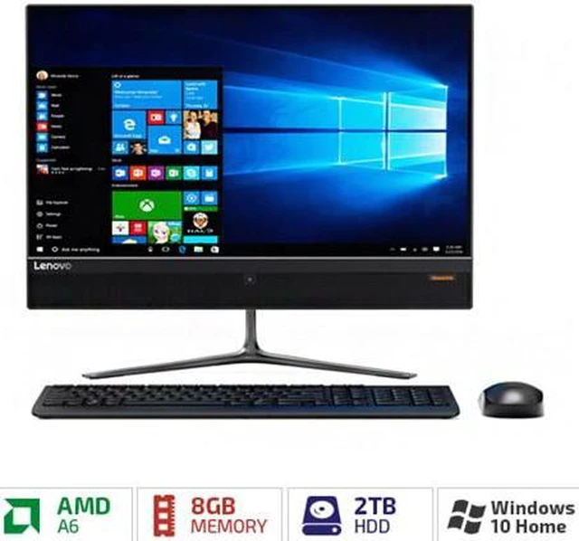 Alt view image 5 of 9 - Lenovo All-in-One Computer IdeaCentre 510-23ASR AMD A6-9210 8GB DDR4 2TB HDD 23" Touchscreen Windows 10 Home 64-Bit