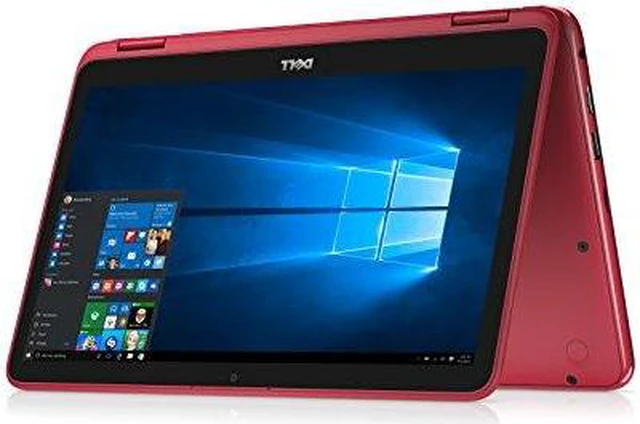 Alt view image 5 of 15 - Dell Inspiron i3179-0000RED 11.6" HD 2-IN-1 Laptop (7th Generation Intel Core m3-7Y30, 4GB RAM, 500GB HDD) RED