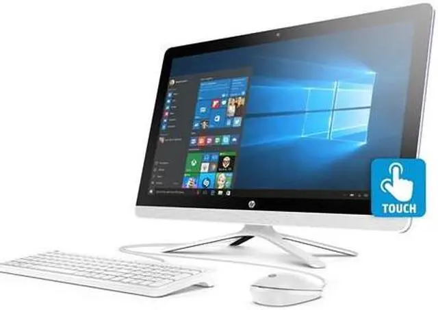 Alt view image 6 of 8 - HP 24-g020 All-in-One Computer - AMD A-Series A8-7410 2.20 GHz - Desktop