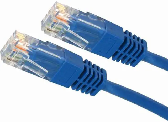 Alt view image 2 of 12 - 4XEM 4XC5EPATCH75BL 75 ft. Cat 5E Blue Molded RJ45 UTP Patch Cable