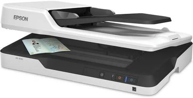 Alt view image 11 of 20 - EPSON WorkForce DS-1630 (B11B239201) Duplex 1200 dpi x 1200 dpi USB Color Flatbed Scanner