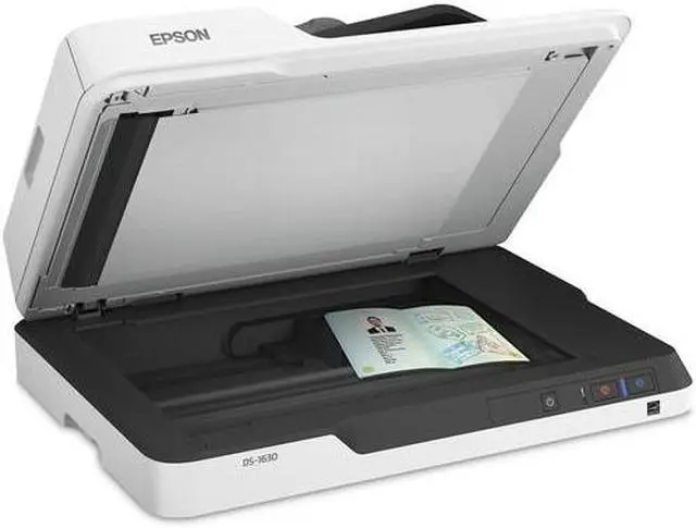 Alt view image 3 of 20 - EPSON WorkForce DS-1630 (B11B239201) Duplex 1200 dpi x 1200 dpi USB Color Flatbed Scanner