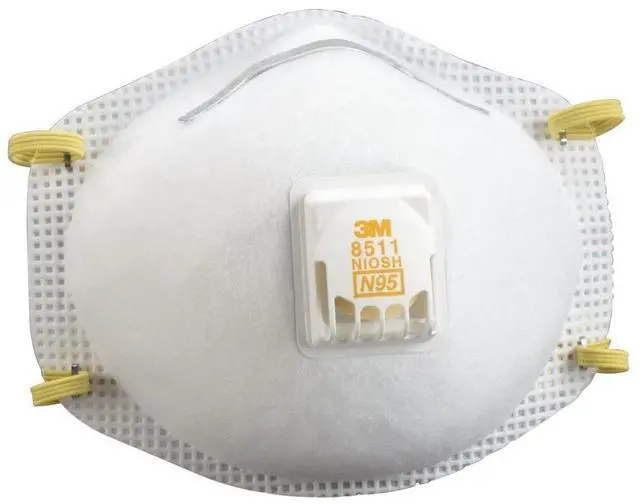 Alt view image 14 of 20 - 3M Paint Sanding Valved Respirator 8511PB1A