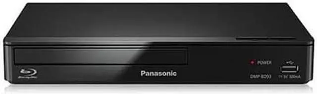 Alt view image 2 of 4 - Panasonic - DMP-BD93 - Panasonic DMP-BD93 1 Disc(s) Blu-ray Disc Player - Black - BD-R, DVD-R, CD-R - BD Video, DVD