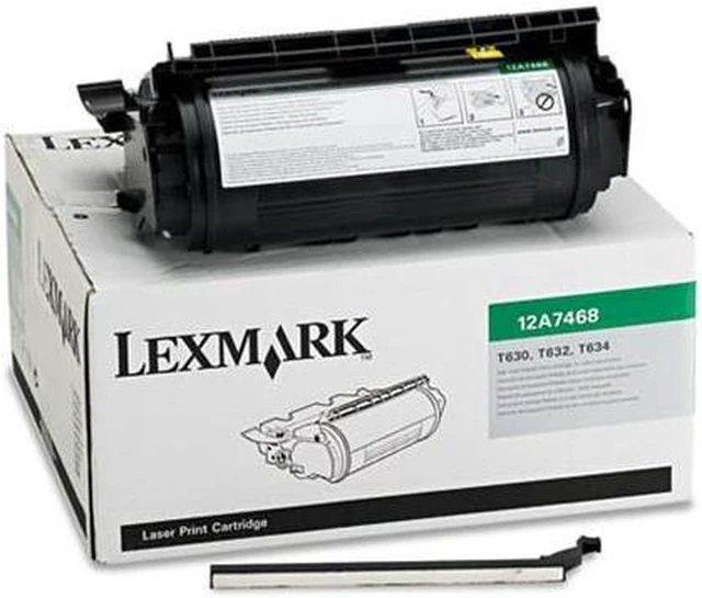 Alt view image 10 of 14 - Lexmark 12A7468 High-Yield Toner 21000 Page-Yield Black