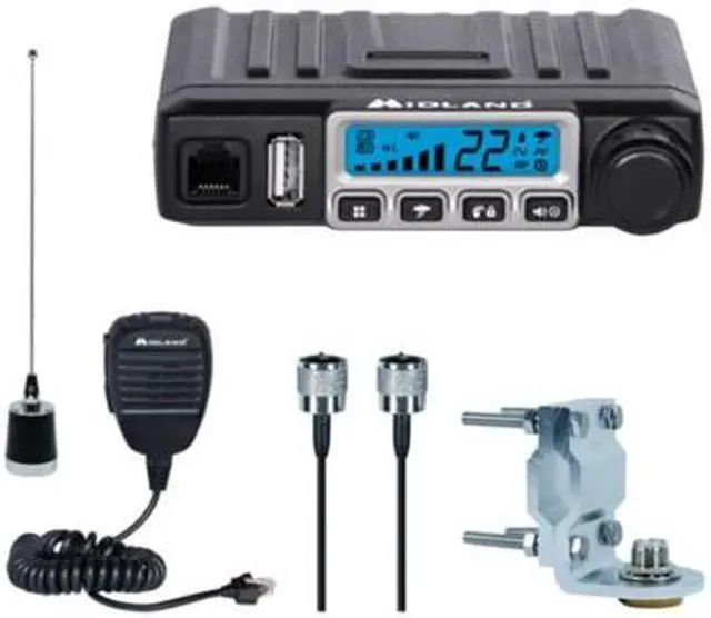 Alt view image 7 of 8 - Midland MXT115VP3 Micro Mobile MXT115 15W GMRS 2 Way Radio Antenna Bundled Kit