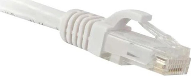 Main image of ENET C6-WH-14-ENC CAT6 WHITE 14FT MOLDED BOOT PATCH CBL - ENET Cat6 White 14 Foot Patch Cable with Snagless Molded Boot (UTP) High-Quality Network Patch Cable RJ45 to RJ45 - 14Ft