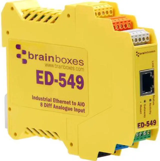 Main image of Brainboxes Ethernet to Analogue 8 Inputs