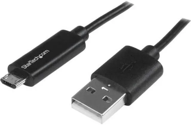 Alt view image 2 of 8 - StarTech.com 1m 3 ft Micro-USB Cable with LED Charging Light - M/M - USB to Micro USB Cable