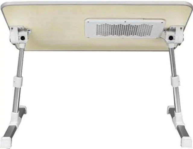Alt view image 3 of 20 - Aluratek Adjustable Ergonomic Laptop Cooling Table With Fan