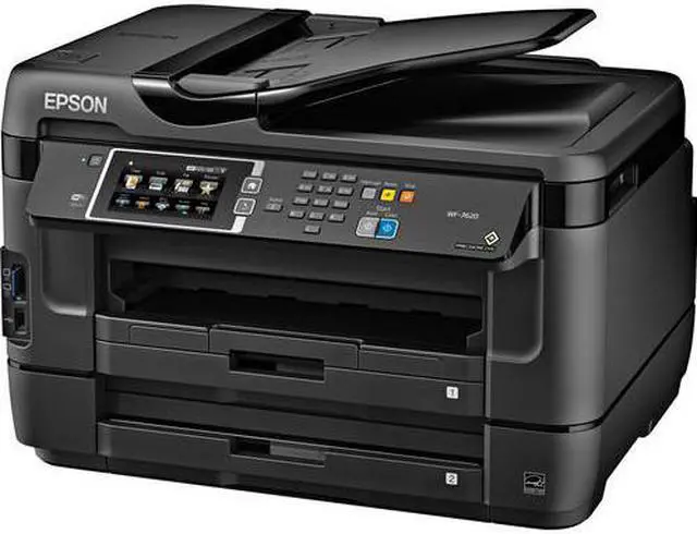 Alt view image 16 of 19 - Epson WorkForce WF-7620 4800 x 2400 dpi Ethernet/USB/WIFI All-in-One Inkjet Printer