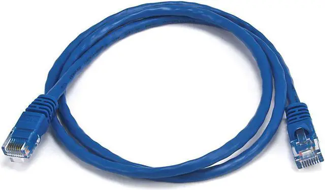 Alt view image 4 of 13 - Monoprice Cat5e Ethernet Patch Cable - 3 Feet - Blue | Network Internet Cord - RJ45, Stranded, 350Mhz, UTP, Pure Bare Copper Wire, 24AWG