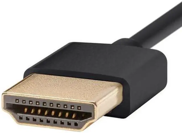 Alt view image 17 of 20 - Monoprice HDMI Cable - 1.5 Feet - Black | High Speed, 4K@60Hz, HDR, 18Gbps, 36AWG, YUV 4:4:4, Compatible with UHD TV and More - Ultra Slim Series
