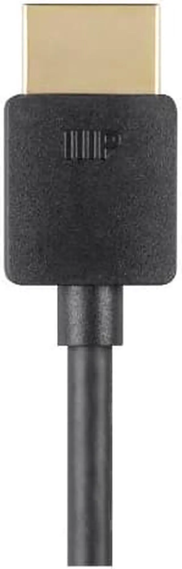 Alt view image 5 of 20 - Monoprice HDMI Cable - 1 Feet - Black| Certified Premium, 4K@60Hz, HDR, 18Gbps, 36AWG, YUV, 4:4:4, Compatible with UHD TV and More - Ultra Slim Series