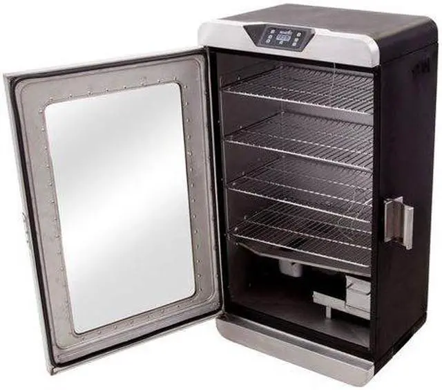 Alt view image 18 of 18 - Char-Broil Deluxe Digital Electric Smoker, 1000 Square Inch