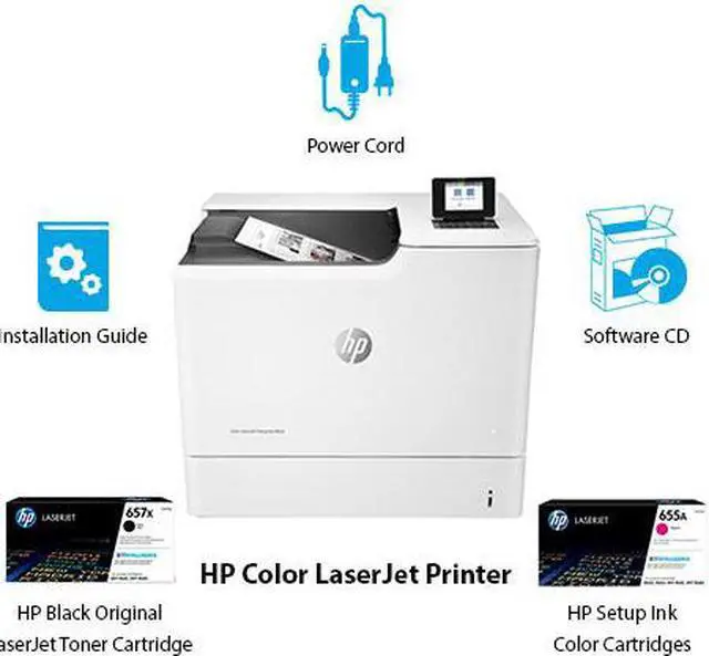 Alt view image 3 of 8 - HP Color LaserJet Enterprise M652dn - printer - color - laser Business Printers