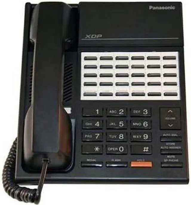 Main image of Panasonic KX-T7220B-R Digital Hybrid Telephone - White