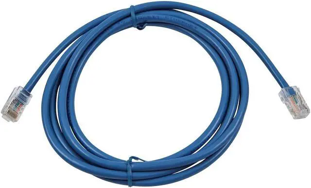 Alt view image 11 of 15 - Monoprice Cat5e Ethernet Patch Cable - 5 Feet - Blue, RJ45, Stranded, 350Mhz, UTP, Pure Bare Copper Wire, 24AWG - Zeroboot Series
