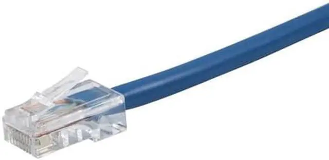 Alt view image 5 of 15 - Monoprice Cat5e Ethernet Patch Cable - 5 Feet - Blue, RJ45, Stranded, 350Mhz, UTP, Pure Bare Copper Wire, 24AWG - Zeroboot Series