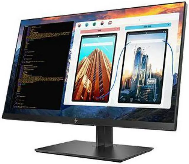Alt view image 11 of 13 - HP Z27 2TB68A8#ABA 27" UHD 3840 x 2160 (4K) 60Hz HDMI, DisplayPort, USB IPS Monitor